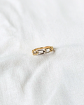 Sculpted Link Gold Bracelet
