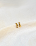 Textured Huggie Hoop Earrings
