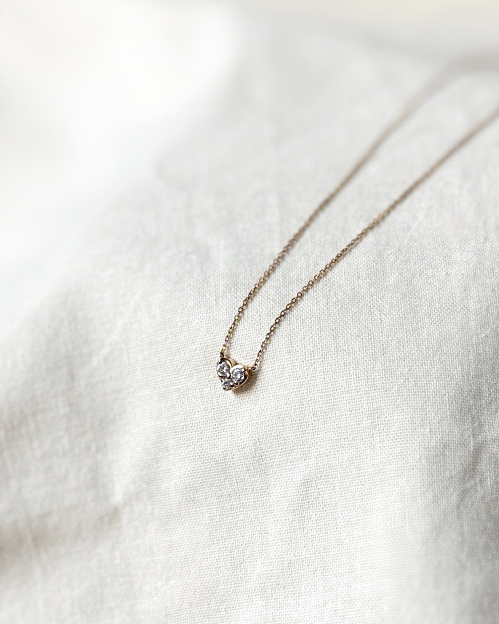 Heartline Diamond Necklace