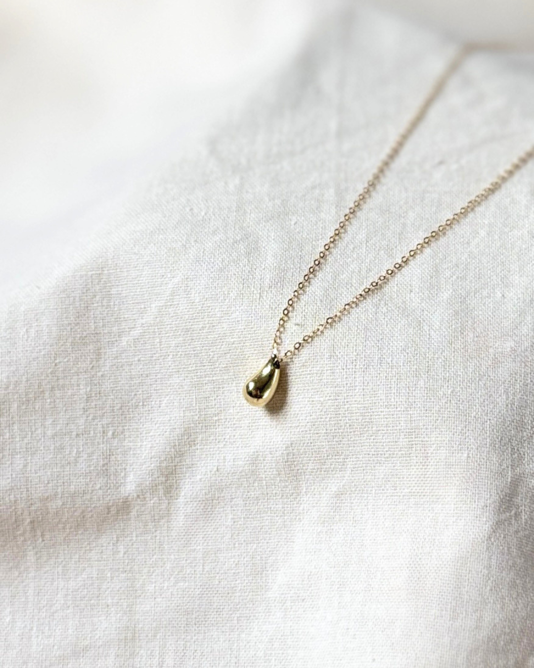 Aurelia Gold Drop Necklace