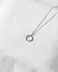 Eclipse Diamond Circle Necklace
